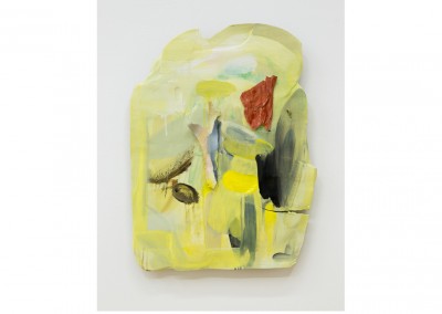 Figure in a Landscape<br>Oil on ceramic / 57x40cm / 2016