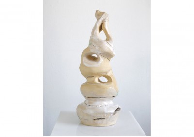 Dual Obsession (Totem)<br>Glazed ceramic / 40x18x18cm / 2014